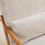 Chaise de salle d'attente, fauteuil d'appoint Mid-Century moderne avec coussin, structure en bois massif-119322935