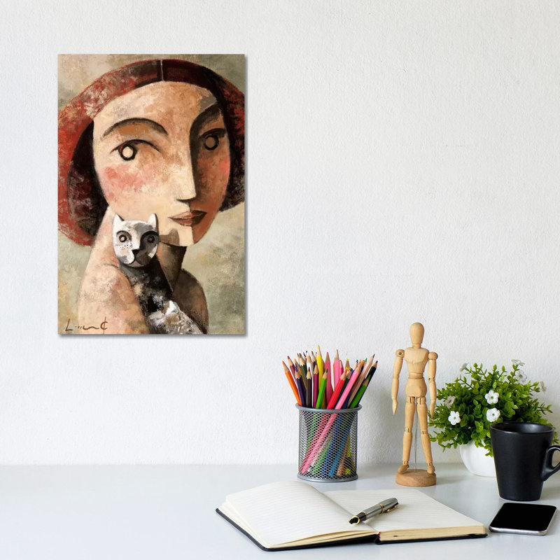 Mirame by Jacques Pilon - Wrapped Canvas Painting, 20.32 cm H x 30.48 cm W
