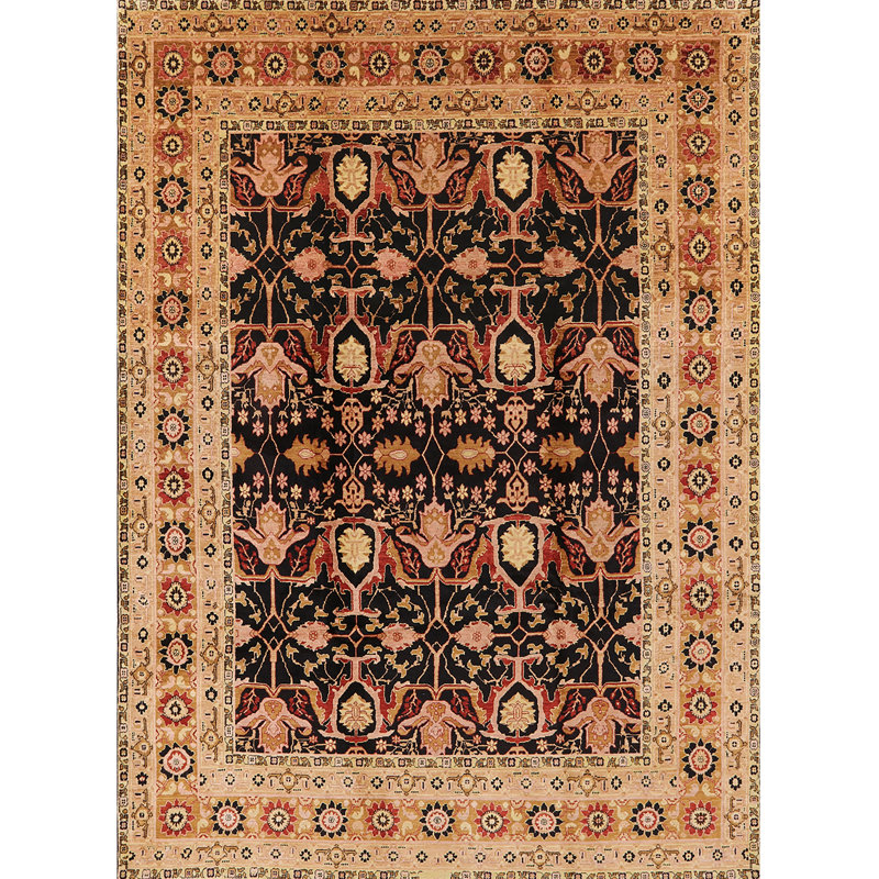 Tapis oriental beige / noir Arnaud, Rectangle 2 pi x 3 pi