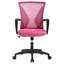 Fauteuil de bureau ergonomique à hauteur réglable et pivotant avec accoudoir lombaire pour bureau personnel-1314035703