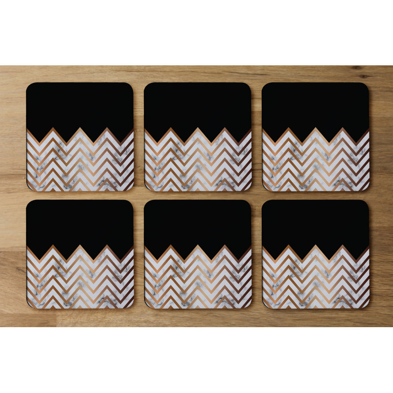 Square 6 Piece Coaster Set