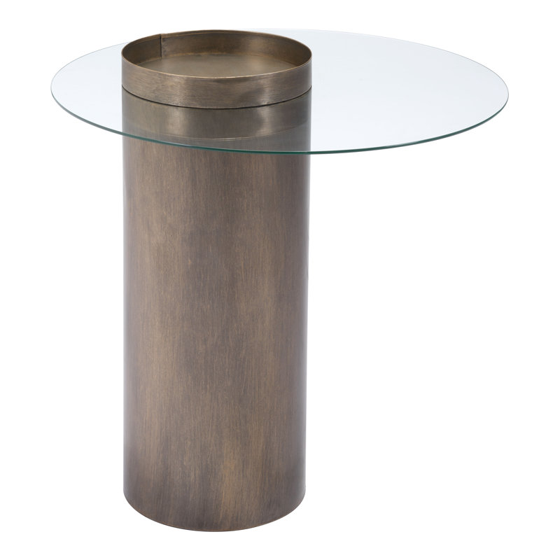 Table de bout Emi bronze antique