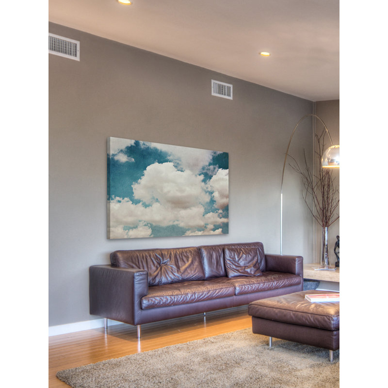 «Clouds», reproduction d'art sur toile tendue, H 40 po x l 60 po x P 1,5 po