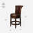 Maven Lane Pullman Stool with Faux Leather Upholstery-115937798-115937796