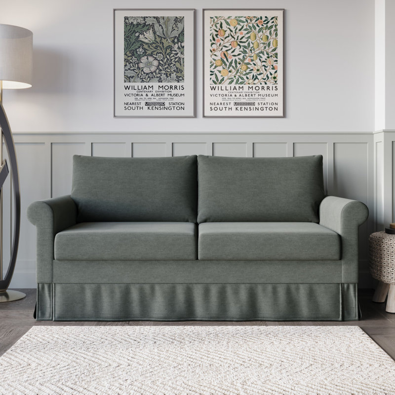 Canapé Akai, 100 % polyester gris