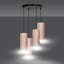 Ealidh 4 - Light Steel Cluster Pendant-163951633
