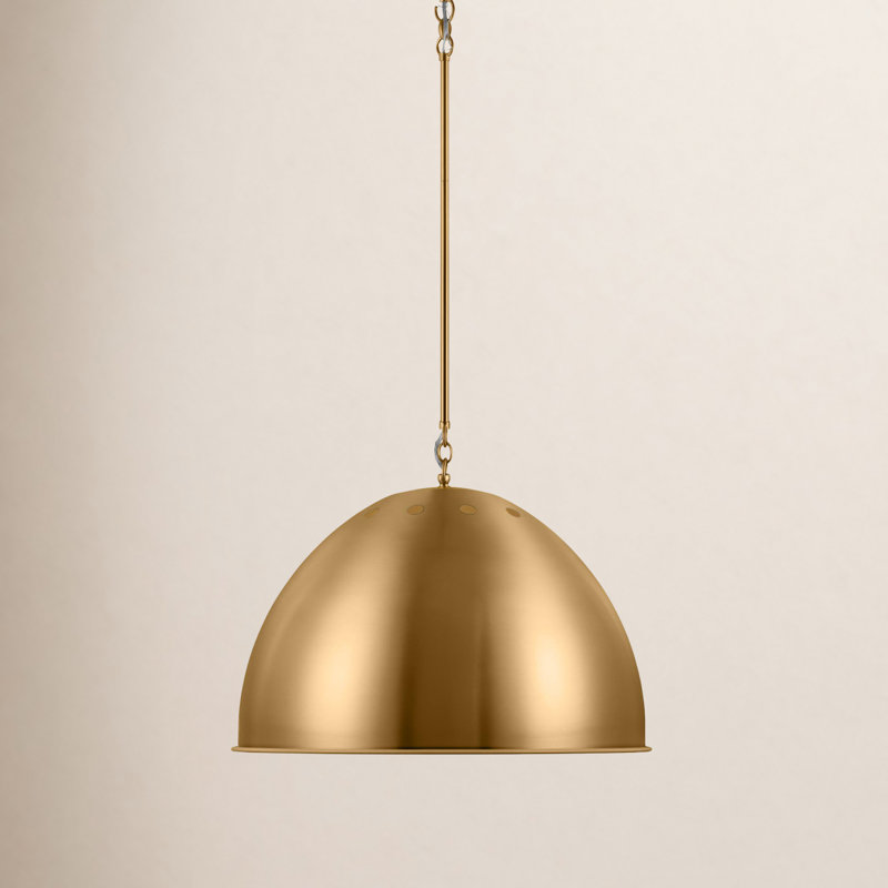 Robbie 1 - Light Pendant, 16.38" H x 20.38" W x 20.38" D, Burnished Brass
