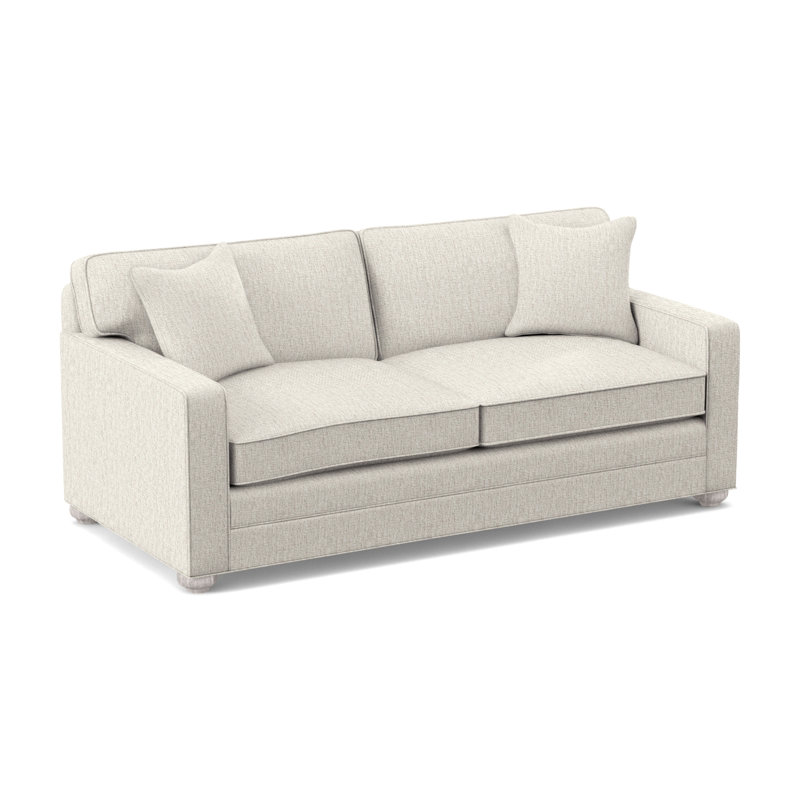 Canapé-lit Hillcrest, Chenille Nompton Snow Crypton®, Gris tourterelle