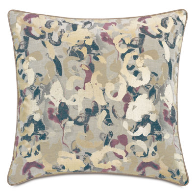Valentina Metallic Square Pillow Cover & Insert