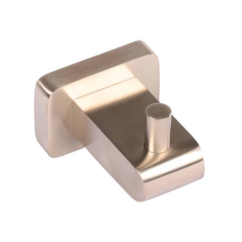 Eleganza Single Robe Hook, Polished Nickel