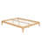 Solid Dry Bamboo Wood Platform Bed-1782834604