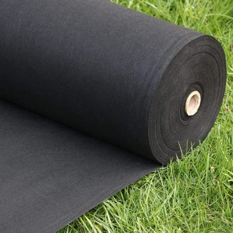 Weed Barrier Landscape Non-woven Fabric, 0.25" H x 300" W x 36" D