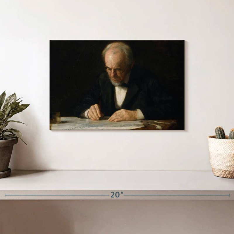Senne The Writing Master, 8" H x 12" W