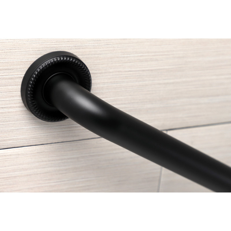 Barre d'appui de 1-1 / 4 po Kingston Brass Camelon, l 36 po, Noir mat