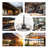 Zoyar 28" Outdoor Ceiling Fan with LED Lights-Waterproof, Plug in Caged Ceiling Fan with Lights for Pergola Canopy-767755844