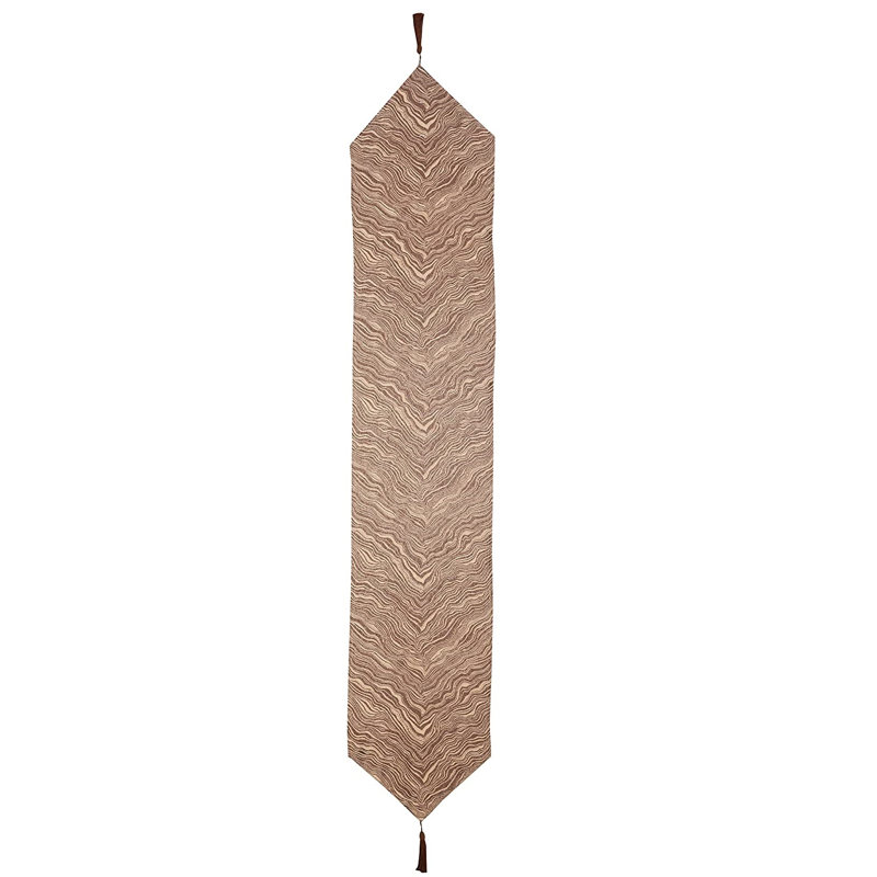Chemin de table Carnageeragh Fields Zebra Patern, Or