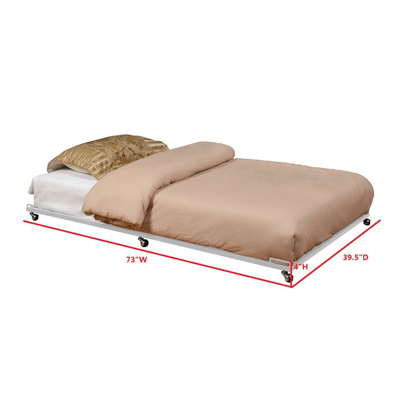 Structure de lit gigogne pour lit de jour Cedro, Blanc