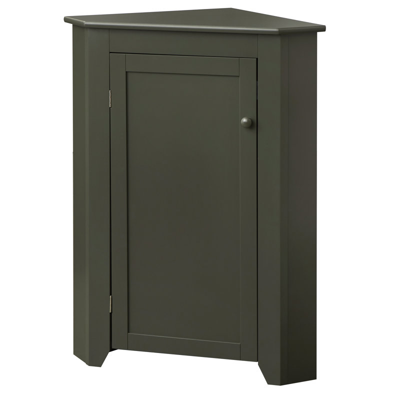 Rowan Corner Cabinet, Olive Green