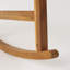 Fauteuil à bascule ARCADIA pour l'extérieur, bois d'acacia