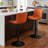 Swivel Height Adjustable Bar Stools Faux Leather Upholstered Counter Stools With Metal Frame-662277687