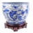 Blue and White Porcelain Fishbowl with Dragon Design-2071036203