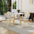 Altesa Modern Dining Set With Round Rattan Dining Table And Rattan Dining Chairs For Dining Room, Patio-118348450-118348448