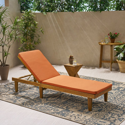 Patio Chaise Lounge - Classic Outdoor Furniture Design by Ebern Designs