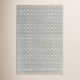 Lavande Plaid Wool Area Rug