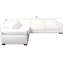 Canapé modulaire inclinable Yohan - Boucle blanche