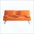 Leather Multifunctional Double Folding Sofa Bed with Coffee Table for Office Use