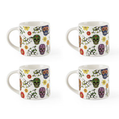 Calavera Porcelain Espresso Cup