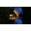 Grande statue de gnome de jardin 17 po avec lumières solaires et sculptures drôles de gnome triple pour l'extérieur-1003082216
