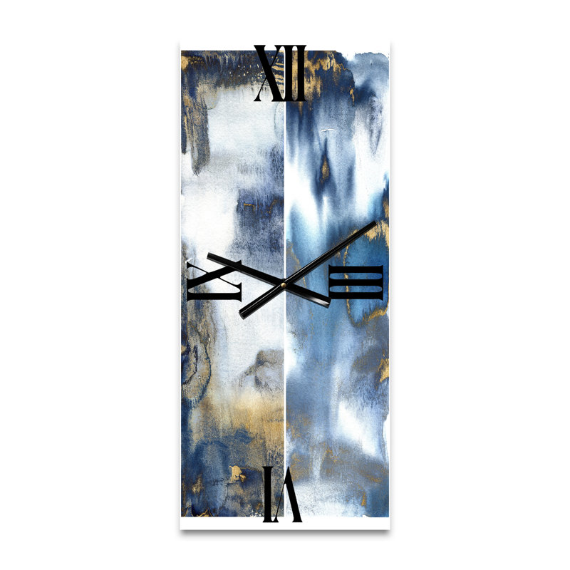 Horloge murale Abstract Waves I, Grand