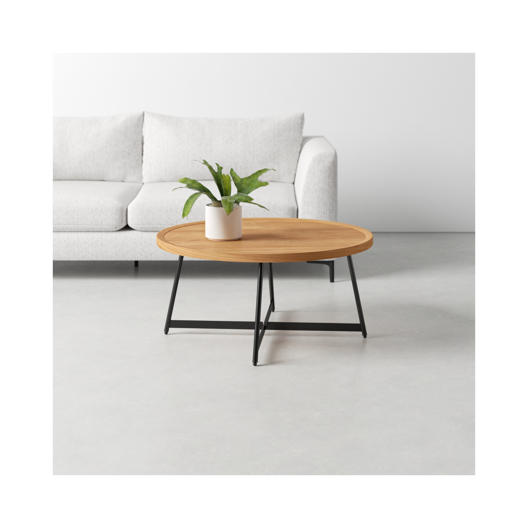Xavier Coffee Table, Oak