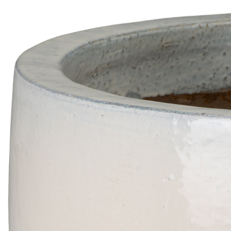 Daiceon Handmade Ceramic Planter, 24"H x 28"W x 28"D