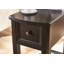 Table de bout avec rangement Sadler