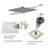 Rain Dual Shower Head 2.5 GPM GPM