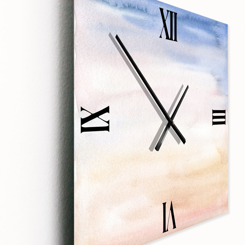 Horloge murale pastel, Grand