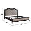 Lit tapissier standard Scherrie-976517767