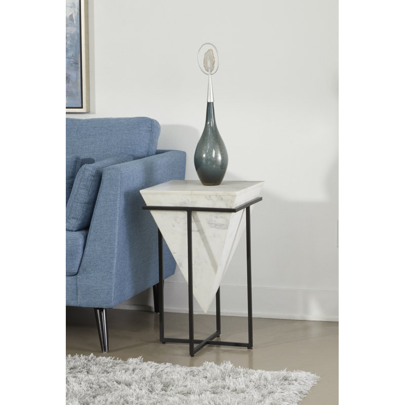 Gupton Marble Top End Table