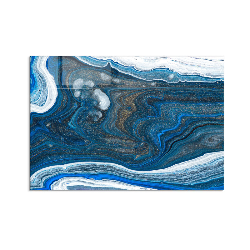 No Frame Painting on Glass, 70 H x 100 W cm
