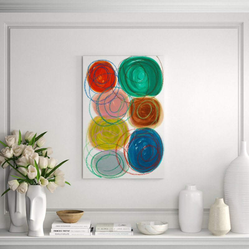 Color Lines II Print by Sara Brown, Glass Coat, 36" H x 24" W