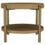 Table de bout ronde avec plateau de rangement Sand Wash