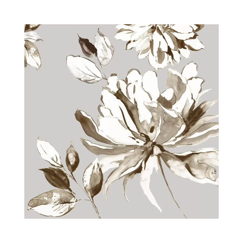 Botanical Gray I 1 Piece Wrapped Canvas Wall Art