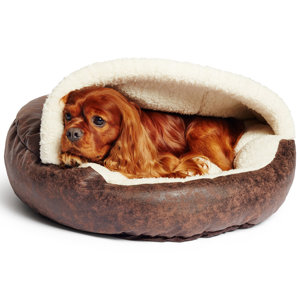 https://assets.wfcdn.com/im/22685308/resize-h300-w300%5Ecompr-r85/1109/110946042/Iowa+Vegan+Leather+Deep+Dish+Cave+Pet+Hooded+Dog+Bed.jpg