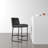 Zest Upholstered Counter Stool with Metal Frame-397742503