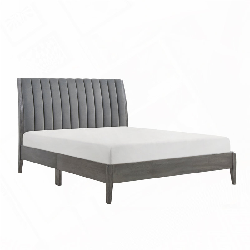 Grand lit plateforme de style moderne