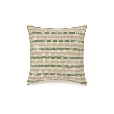 Classic Grey Marina Stripe Indoor Outdoor Pillow 24x24