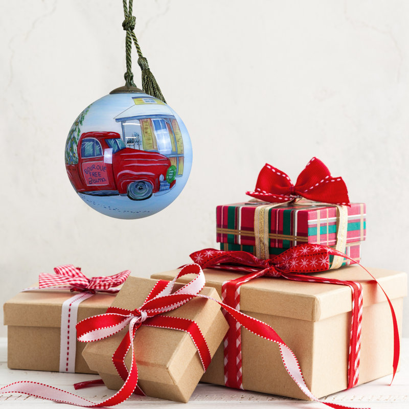 Ornement boule de Noël rétro