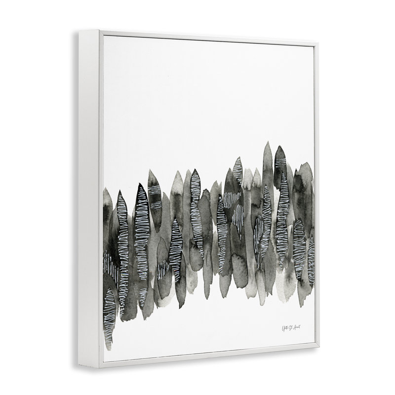  «Kindling», art de la giclée abstraite par Yvette St. Amant, H 14 po x l 11 po, Estampe numérique encadrée blanc bord de mer